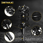 Set of 2 Front Complete Struts for AWD Ford Taurus (2010–2011)