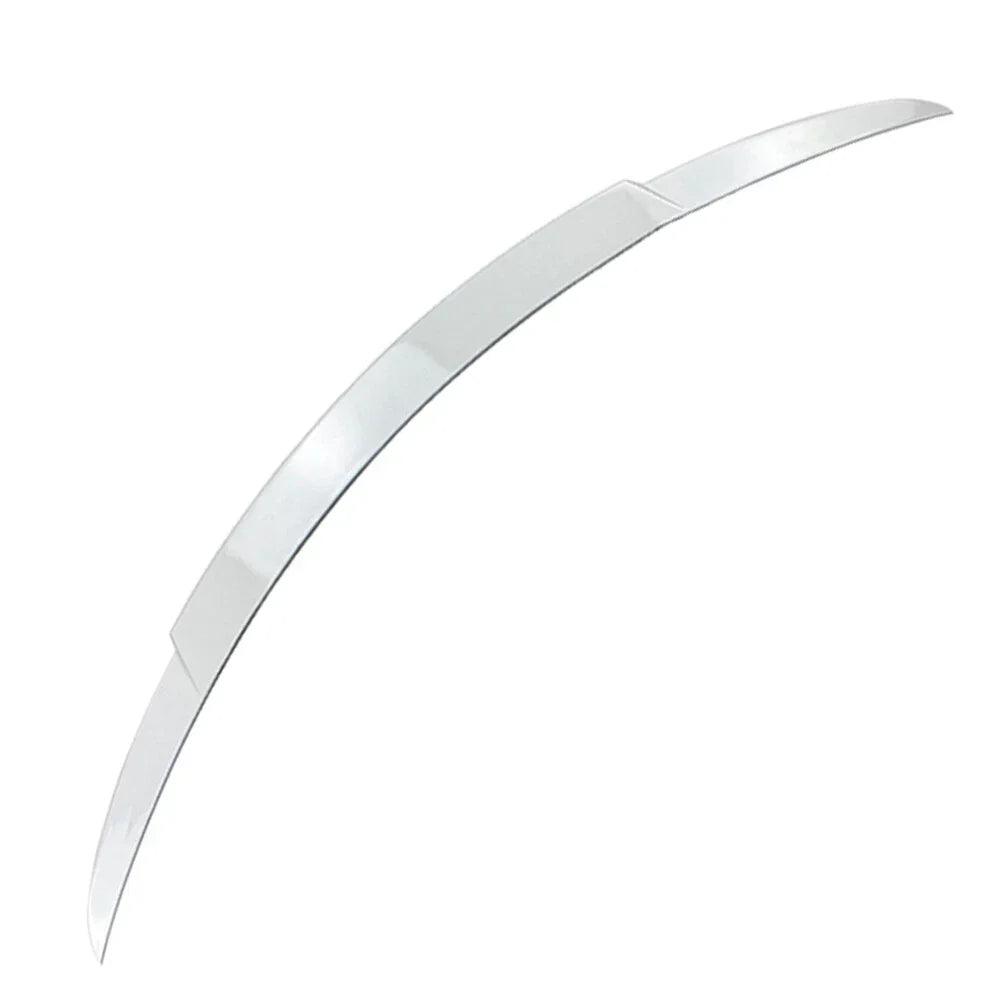 Rear Trunk Spoiler Lip Wing for Benz C-Class W205 C63 2015-2021 White