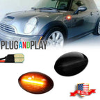 Smoked LED Side Marker Lights for Mini Cooper R50 R52 R53 (2002–2008)
