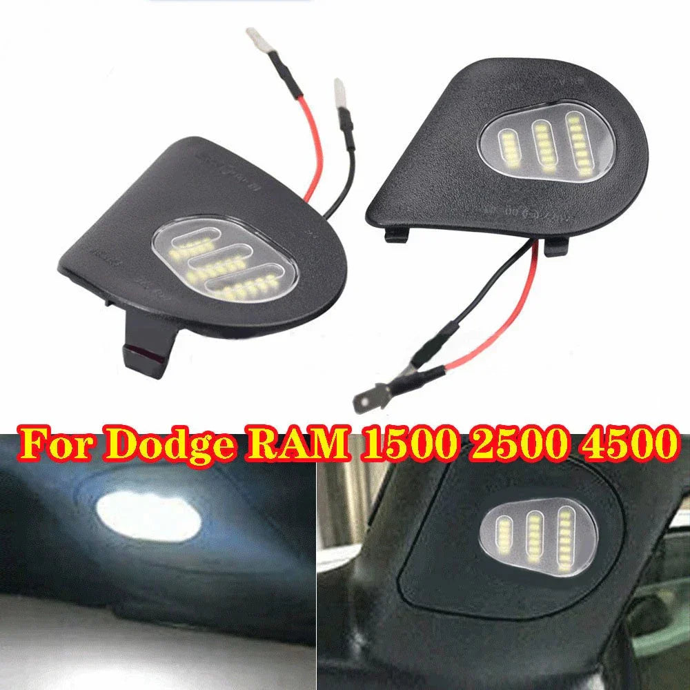 LED Side Towing Mirror Puddle Lights for Dodge Ram