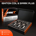 6X Ignition Coil & Spark Plugs for Toyota Camry, Lexus ES350, Avalon (2007–2011)