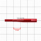 M10 X 1.5 Red Aluminum MT Stick Shifter Lever/Shift Knob 3.5" Extension