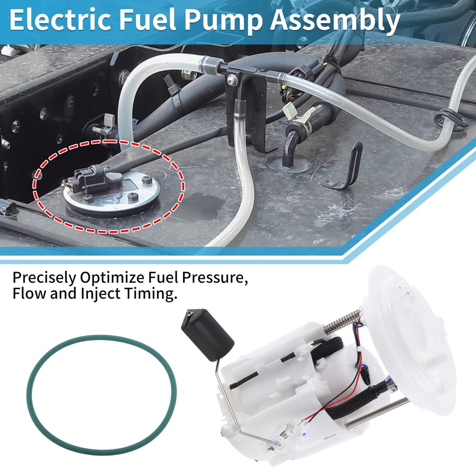 Electric Fuel Pump Assembly No.E7210M for Chrysler Sebring, Dodge Avenger (200)