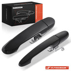 2X Rear Black Exterior Door Handle for Chevrolet Cobalt (2005–2010)