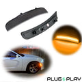 2X Amber LED Smoke Front Bumper Side Marker Lights for Dodge Charger (2015–2023)