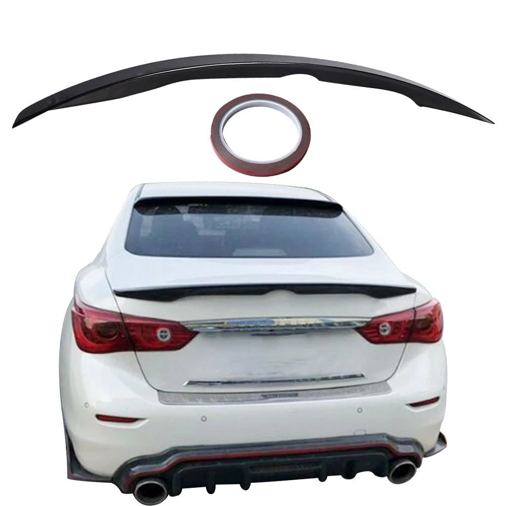 VIP Style Sport Rear Trunk Spoiler Wing Lip for Infiniti Q50 (2014–2021)