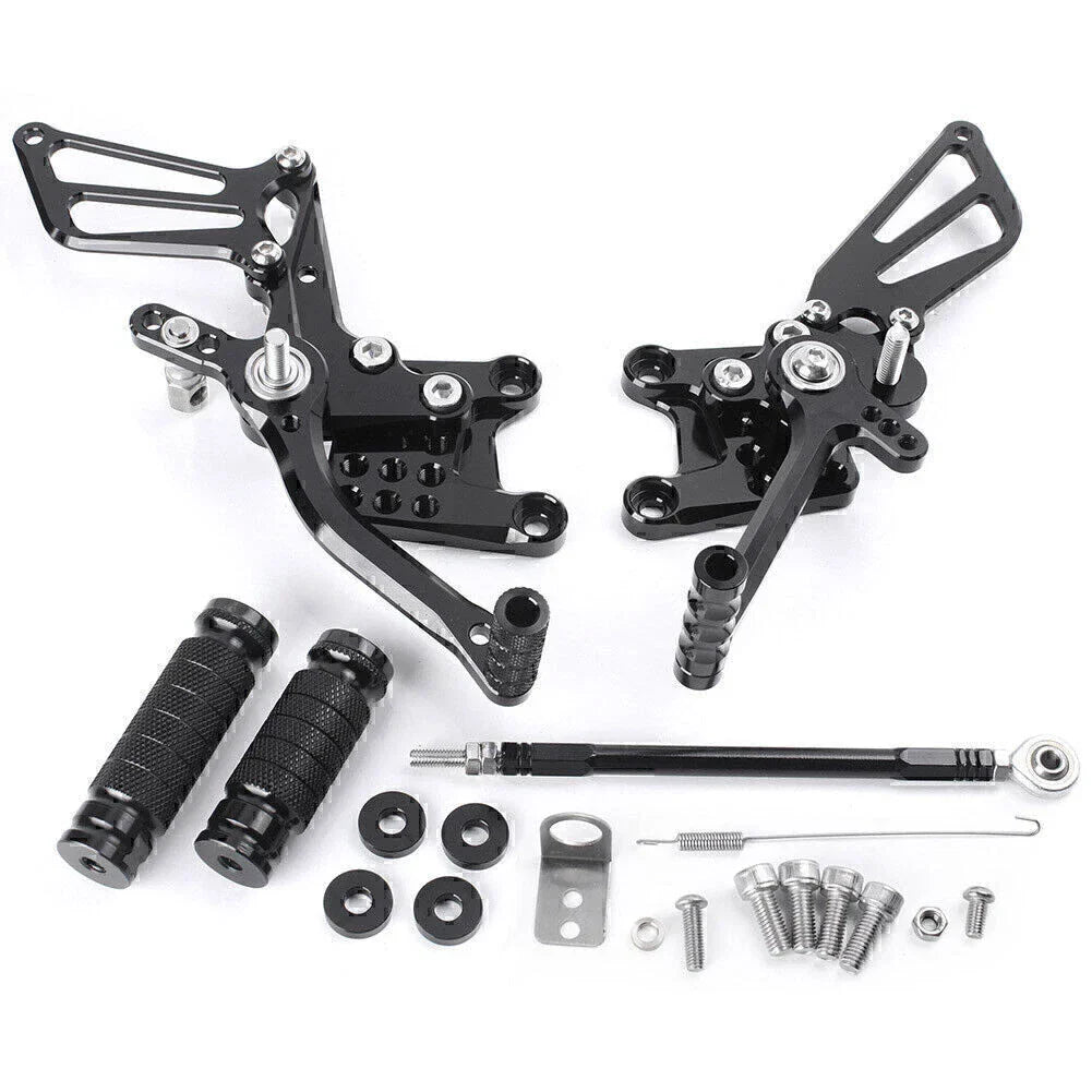 Rearsets Foot Pegs for Suzuki GSXR1000 (2000-2004), GSXR600/750 (1996-2005) Black