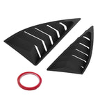 Rear Quarter Louvers for Chevrolet Camaro (2010–2015) Carbon Fiber Look