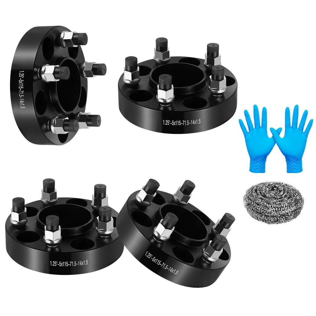 Set of 4 Hubcentric Wheel Spacers 5x115 14x1.5 for Dodge Charger (2015–2023)