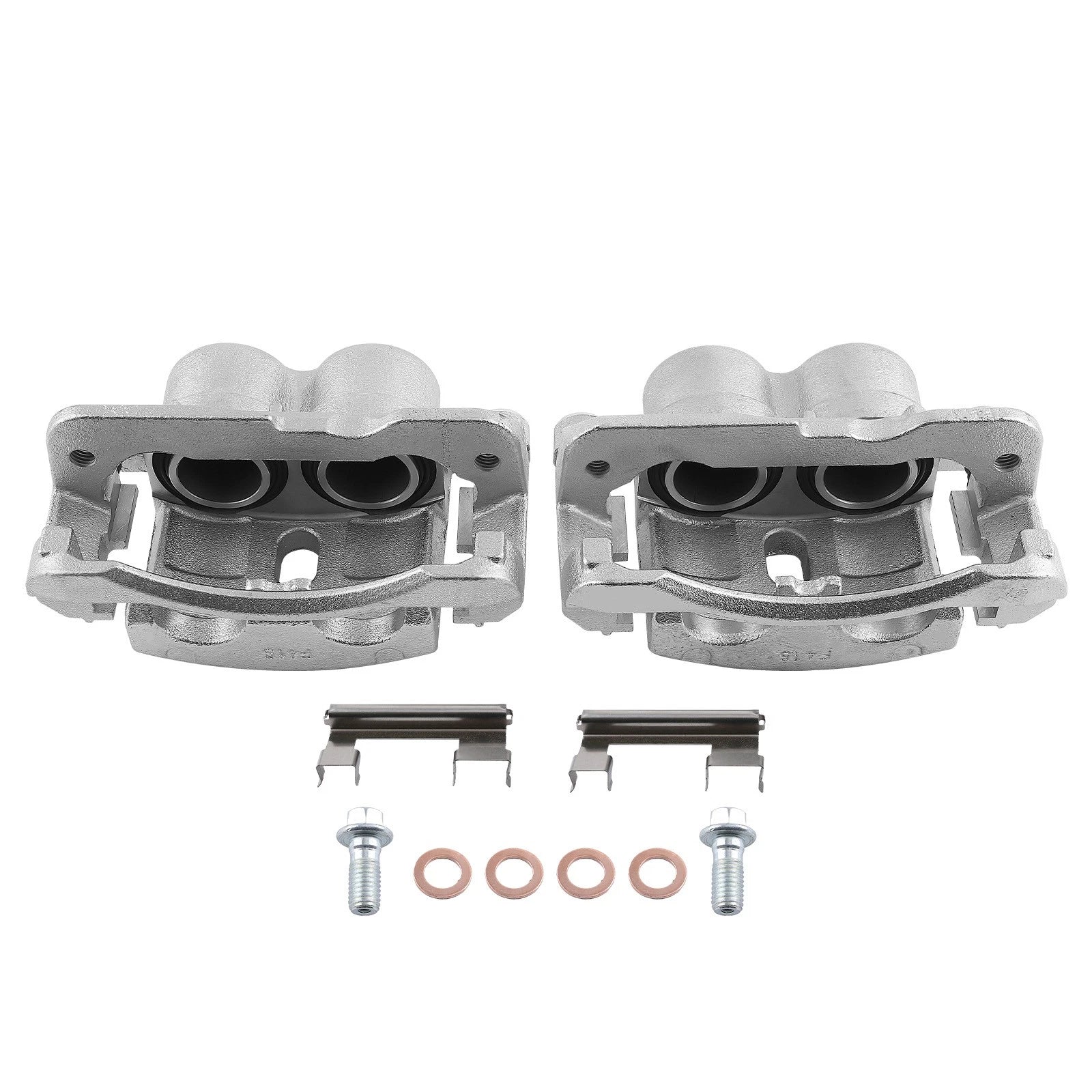 Rear Brake Calipers Kit with Bracket for Chevrolet Silverado 2500 (1994–2004)