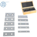 Set of 10 Precision Parallel Bars for Various Applications (1/8 × 3 Inch)