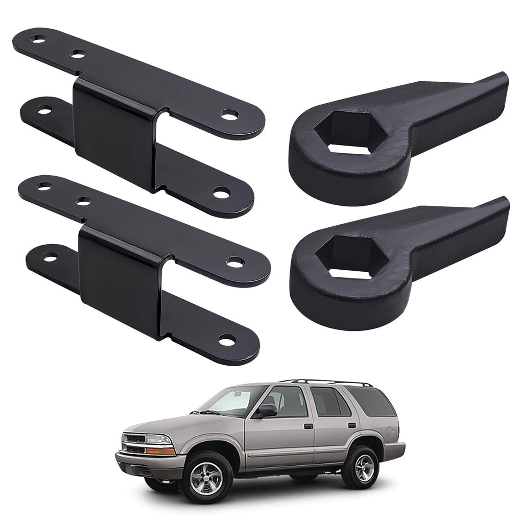 Lift Kit 1-3" Torsion Keys Shackles for Chevrolet S10 Blazer (1982–2004)
