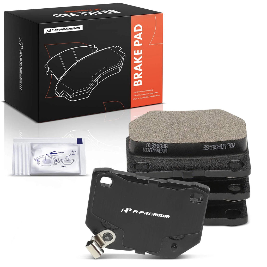 Set of 4 Rear Ceramic Brake Pads for Subaru Impreza (2006–2007)