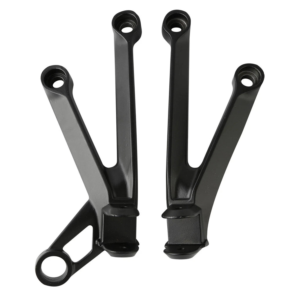 Set of 2 Passenger Footpegs Footrests Brackets for Kawasaki Ninja ZX10R (2004–2005)
