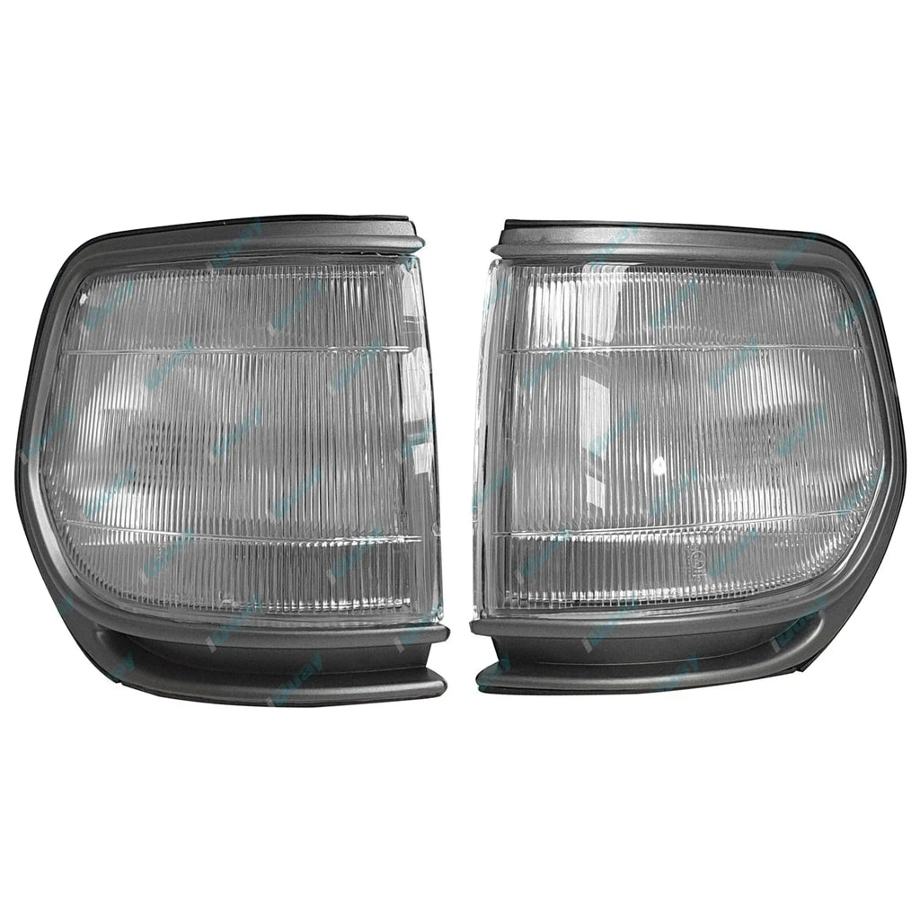 LH+RH Front Corner Lights Pair for Toyota Landcruiser 80 Series Sahara 1990-1997