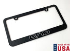 Matte Black Premium License Plate Frame with Script for Chevy C10 (1960–1966)