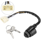Ignition Key Switch for Kawasaki Mule 600 610 4000 4010 (27005-0011)