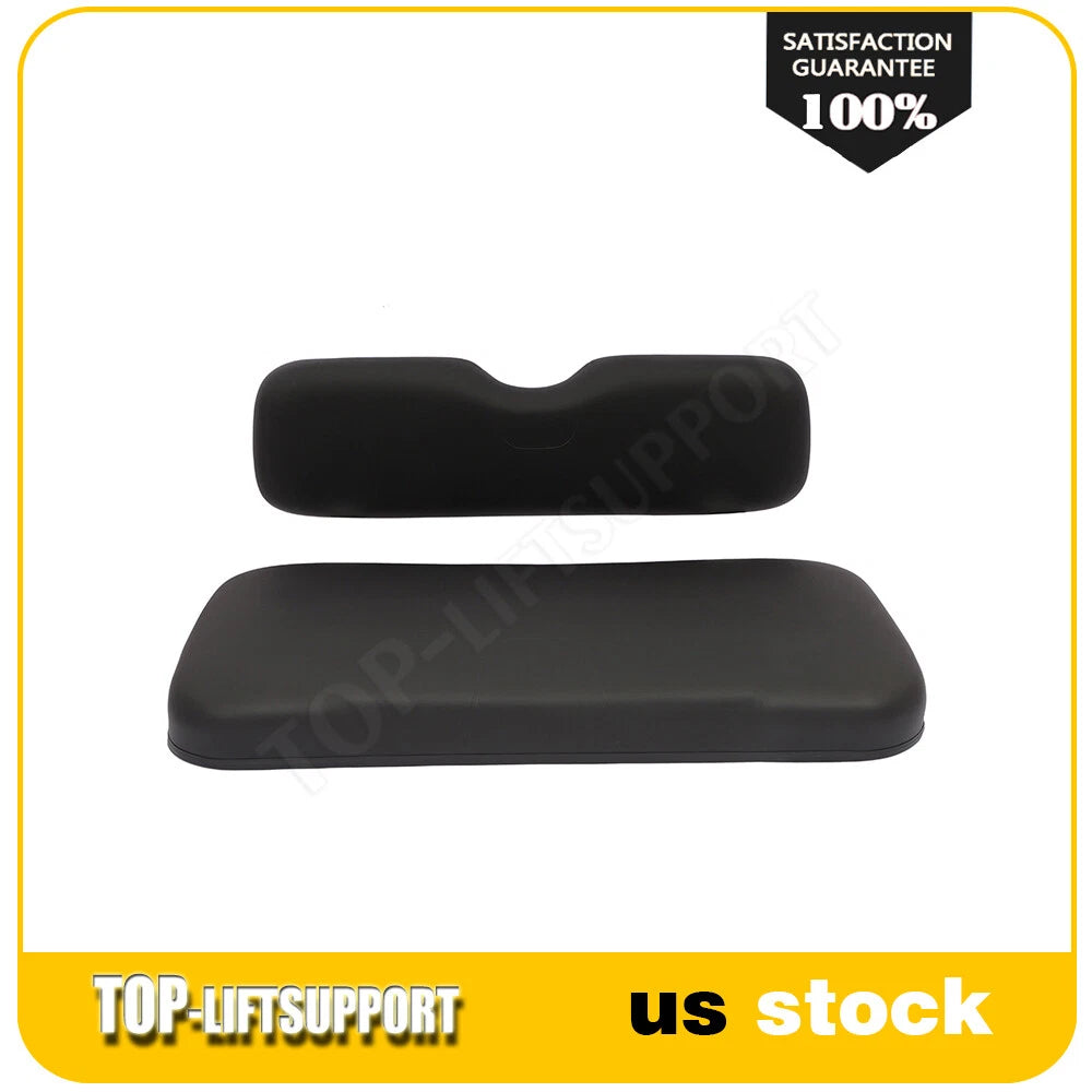 Set of 2 Front Black Cushions for EZGO RXV
