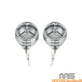 4.5" Front Brim Trim Cover Fog Lights for Harley Street Glide, Road King