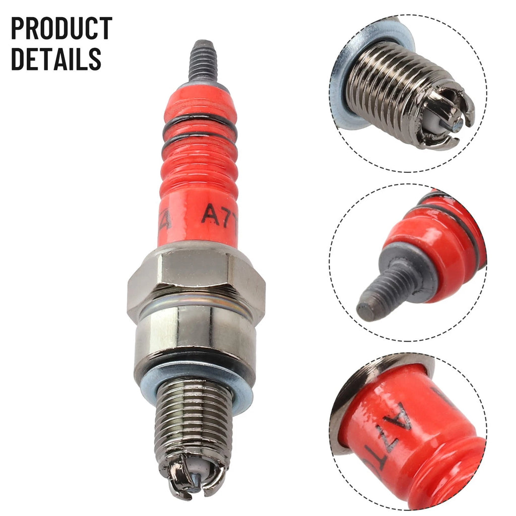3X A7TC Spark Plugs for 50CC-150CC ATV Motorcycle