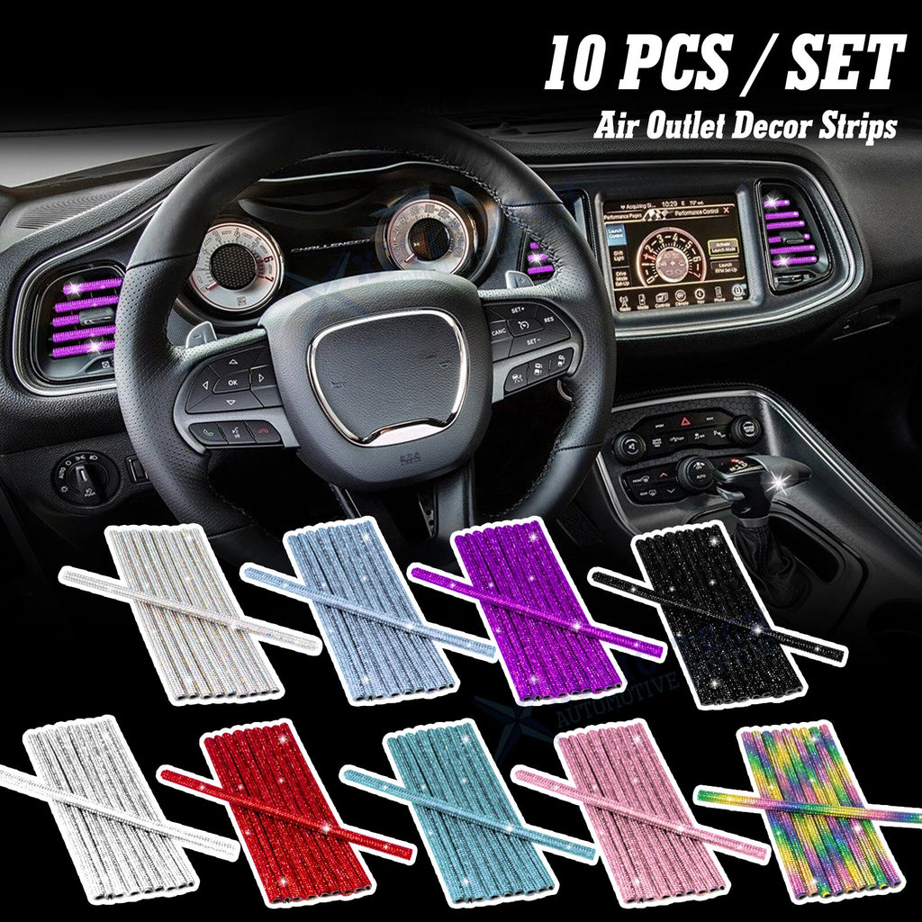 Bling Air Vent Outlet Decor Stripe for Dodge Charger Challenger (2015–2023)