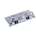 Dual Plane Satin Aluminum Intake Manifold for SBC Chevy Vortec 350 Heads