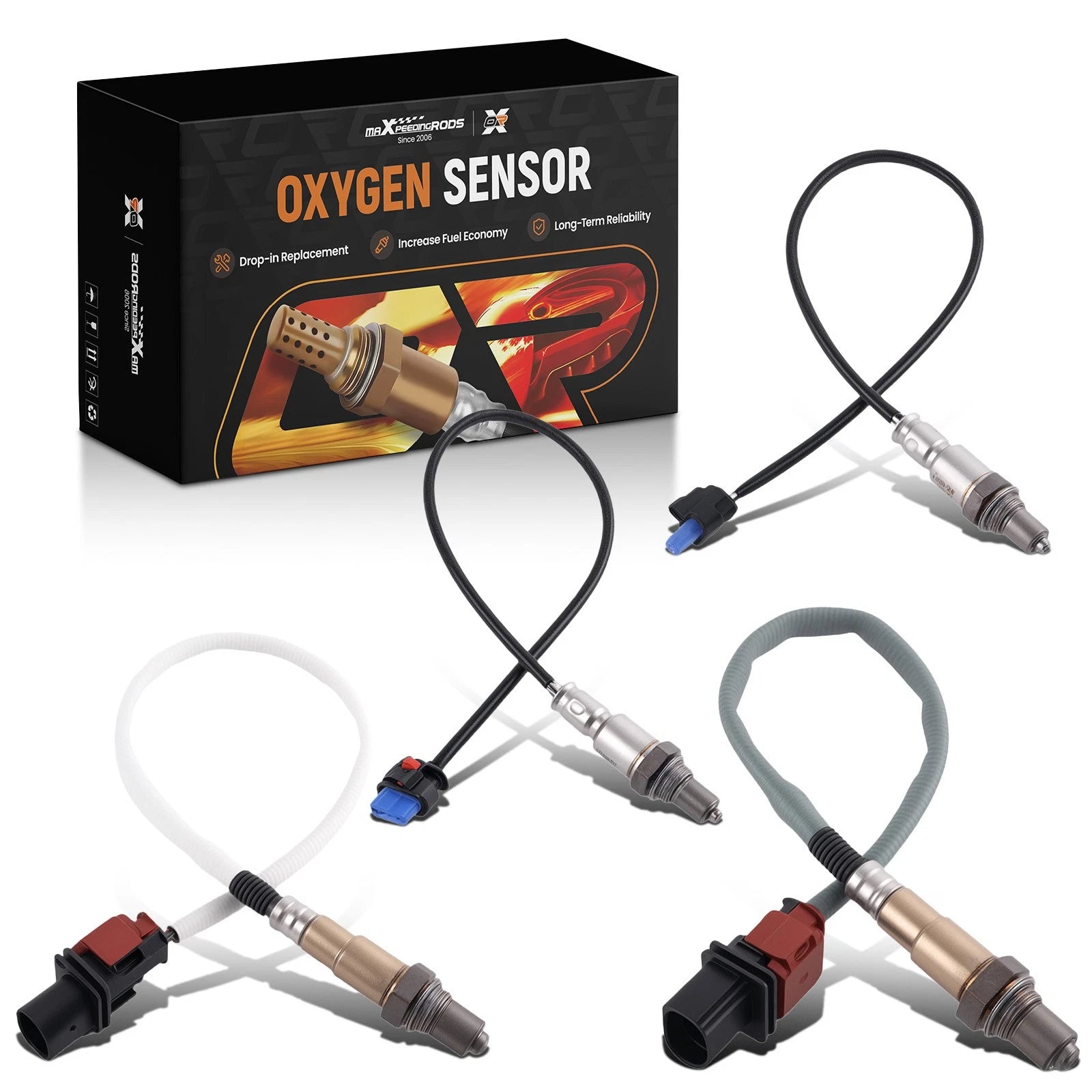 Set of 4 Oxygen Sensors for Ford F-150 (2018–2020) Turbo