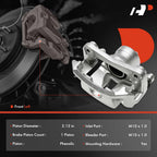 Front Left Brake Caliper with Bracket for Nissan Kicks, Sentra (2021–2023)