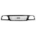 Replacement Black Matte/Ready to Paint Plastic Front Grille-See Compatible Chart