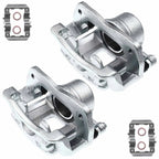 2X Front Brake Caliper with Bracket for Kia Sorento (2014-2015)