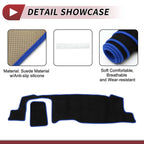Dashboard Cover Mat for Suzuki Hustler MR52S MR92S (2020–2021) Black Blue