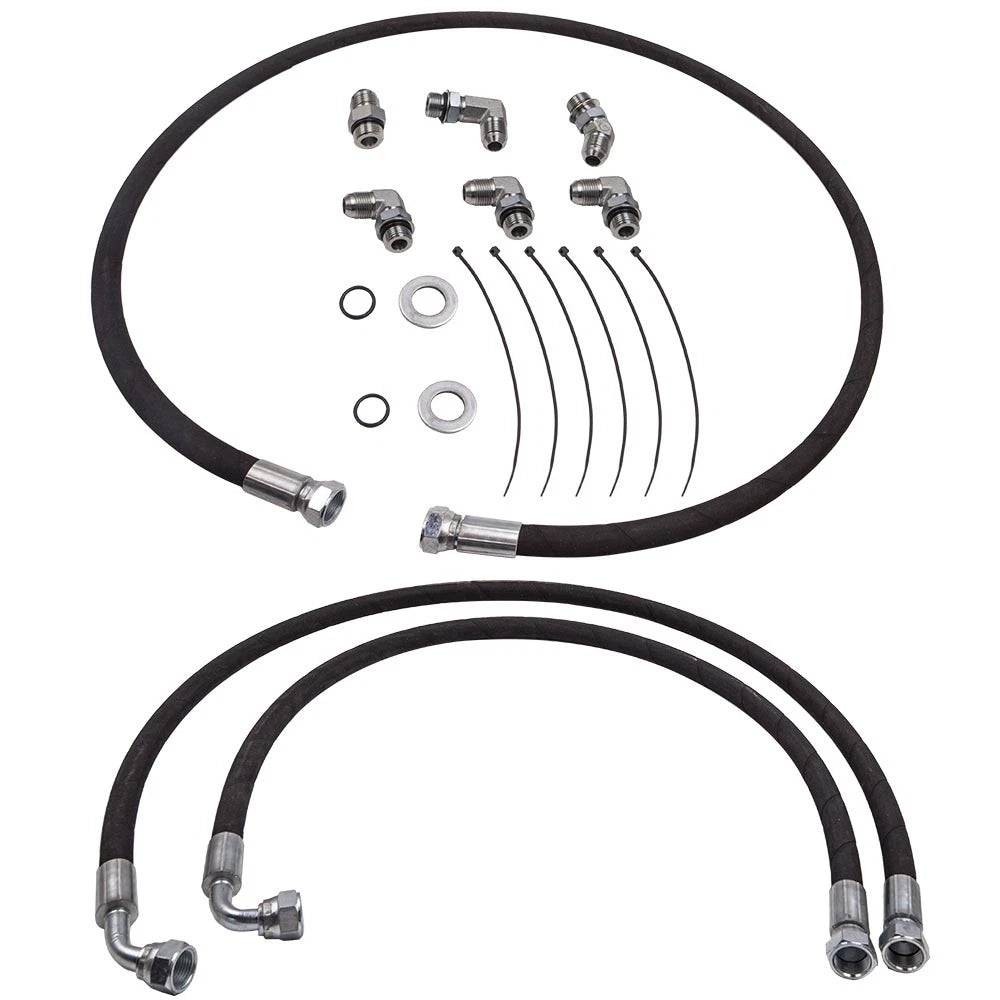 Transmission Cooler Lines w/ Adapters for GMC Duramax 6.6L (2005–2010)