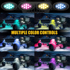 20X RGB LED Underbody Neon Rock Lights for Universal Vehicles (2010–2023)