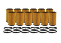 Set of 12 Wix 57187 Engine Oil Filters for (Metal Free)