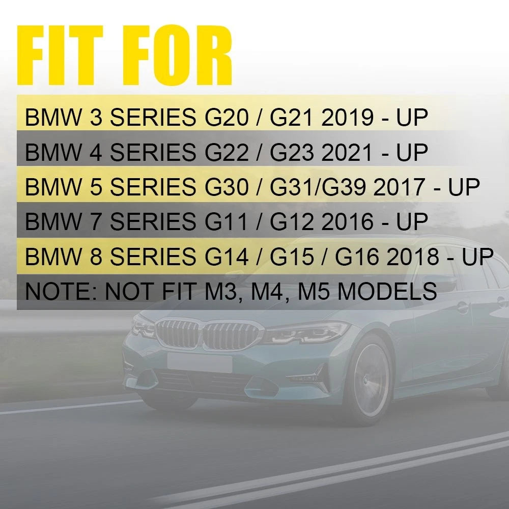 2X Carbon Fiber Mirror Covers for BMW 4 Series G22 G23 (2021–2025)