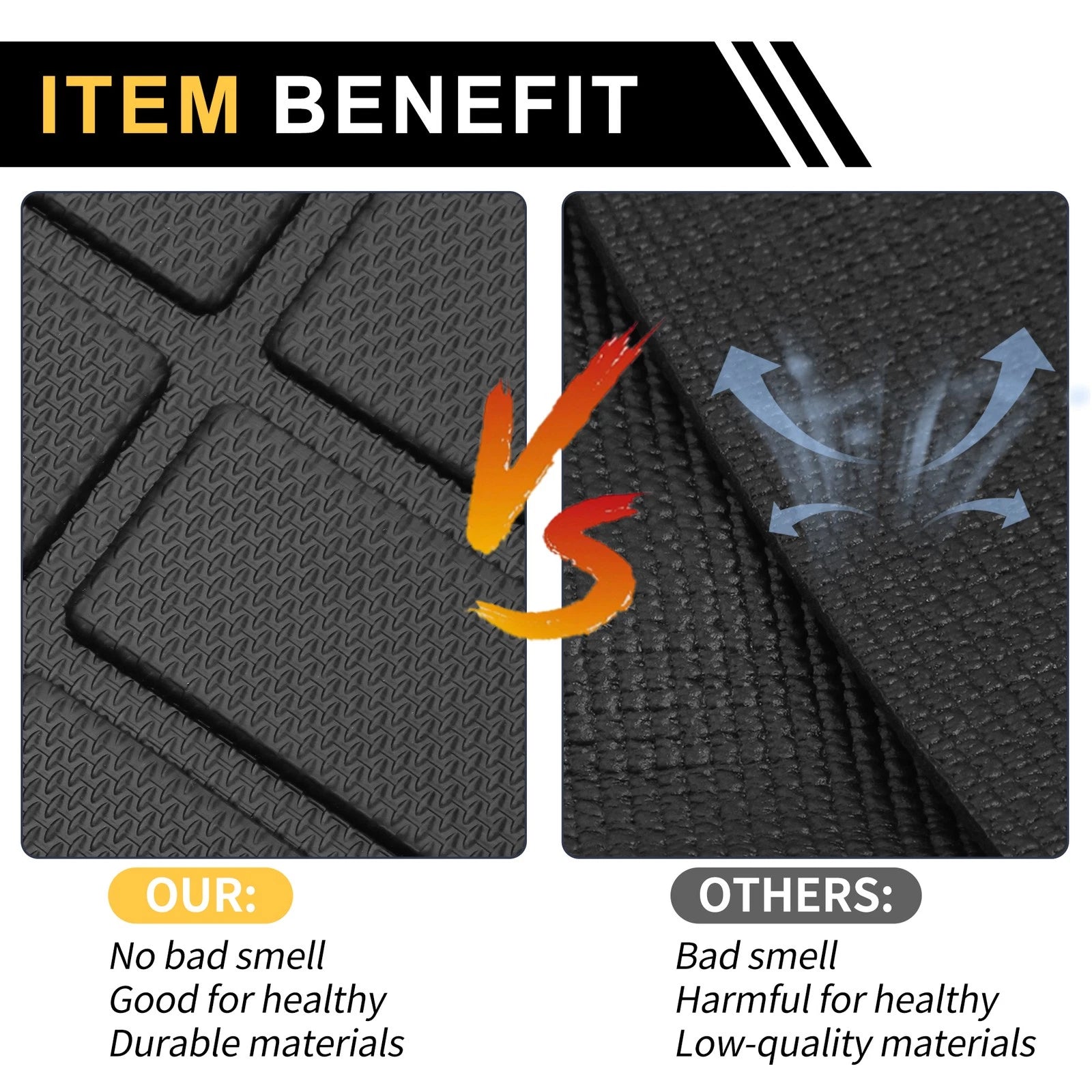Cargo Liner Rear Trunk Mat for Hyundai Ioniq 6 (2023–2024) Irregular Texture