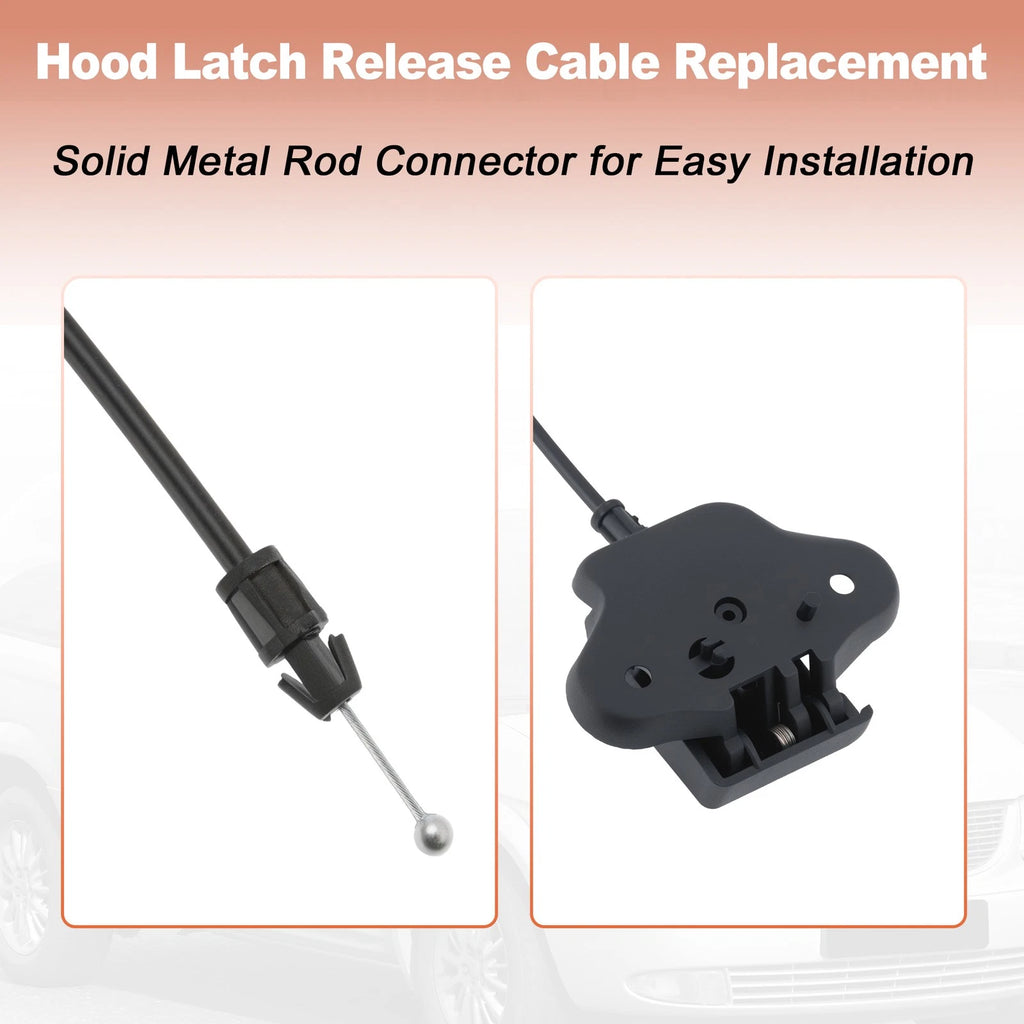 Hood Latch Release Cable 912-076 for Chrysler Town & Country, Dodge Caravan 