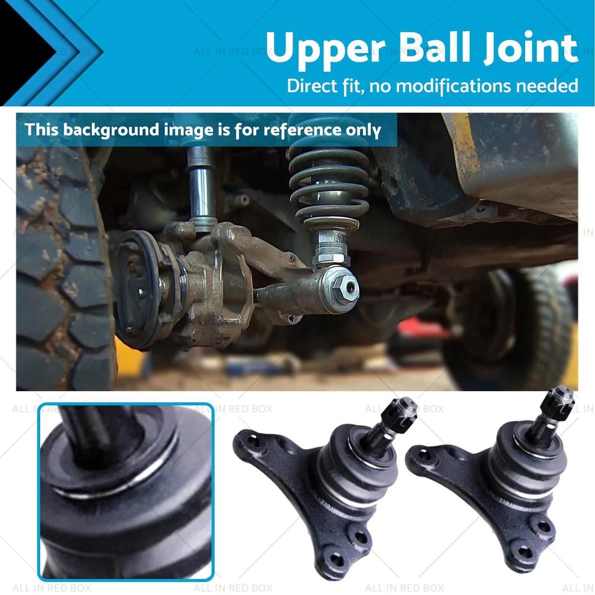 2X Upper Ball Joints for Toyota Hilux (1983–1997) YN55 YN56 YN57 YN58 RWD 2WD