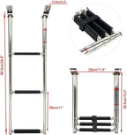 3 Step Stainless Steel Telescoping Boat Ladder for AmarineMade
