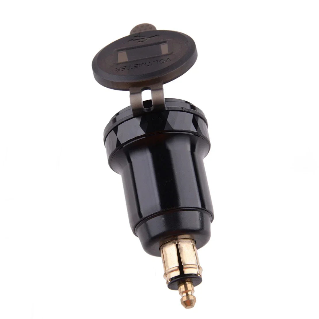 Dual USB Adapter Charger Socket Voltage Meter for BMW