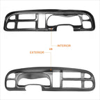 Front Inner Grille Insert for Toyota Prius (2016–2018) - Gray, Badge Slot