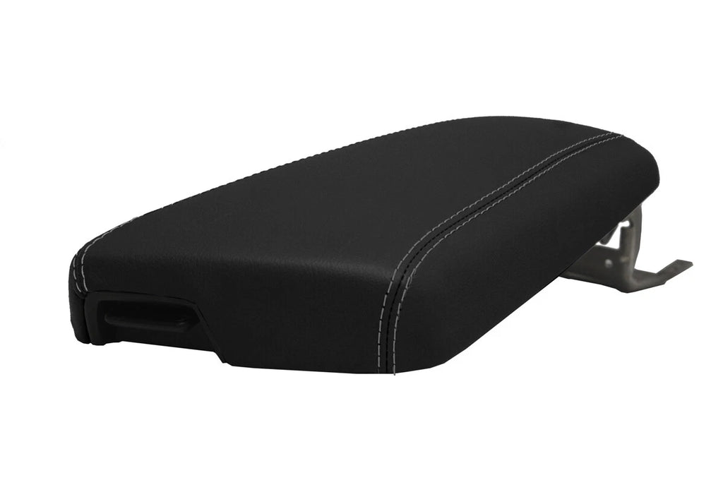 Center Console Lid Armrest Cover for Kia Optima (2011–2015) Gray Stitch