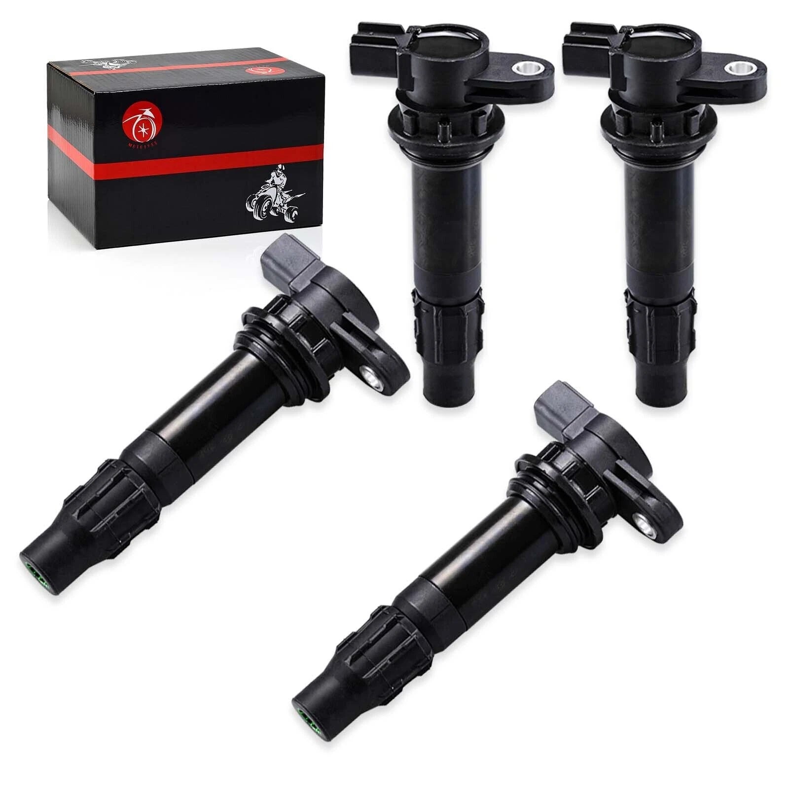 Ignition Coils Set of 4 for Yamaha WaveRunner FX Cruiser FX1100 HO (2004–2008)