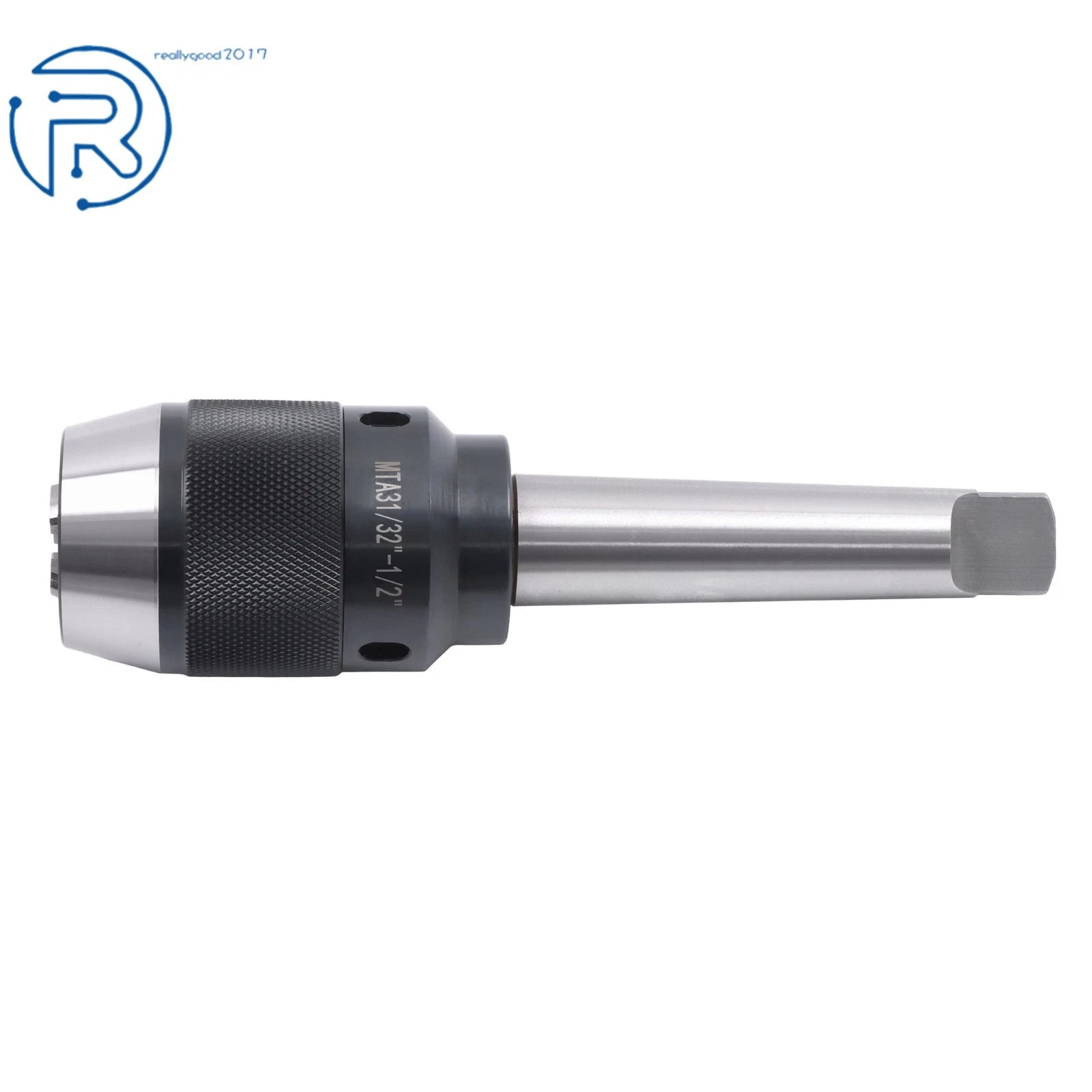 Keyless Steel Drill Chuck 1/32"-1/2" Taper 3 MT3 Integral Shank