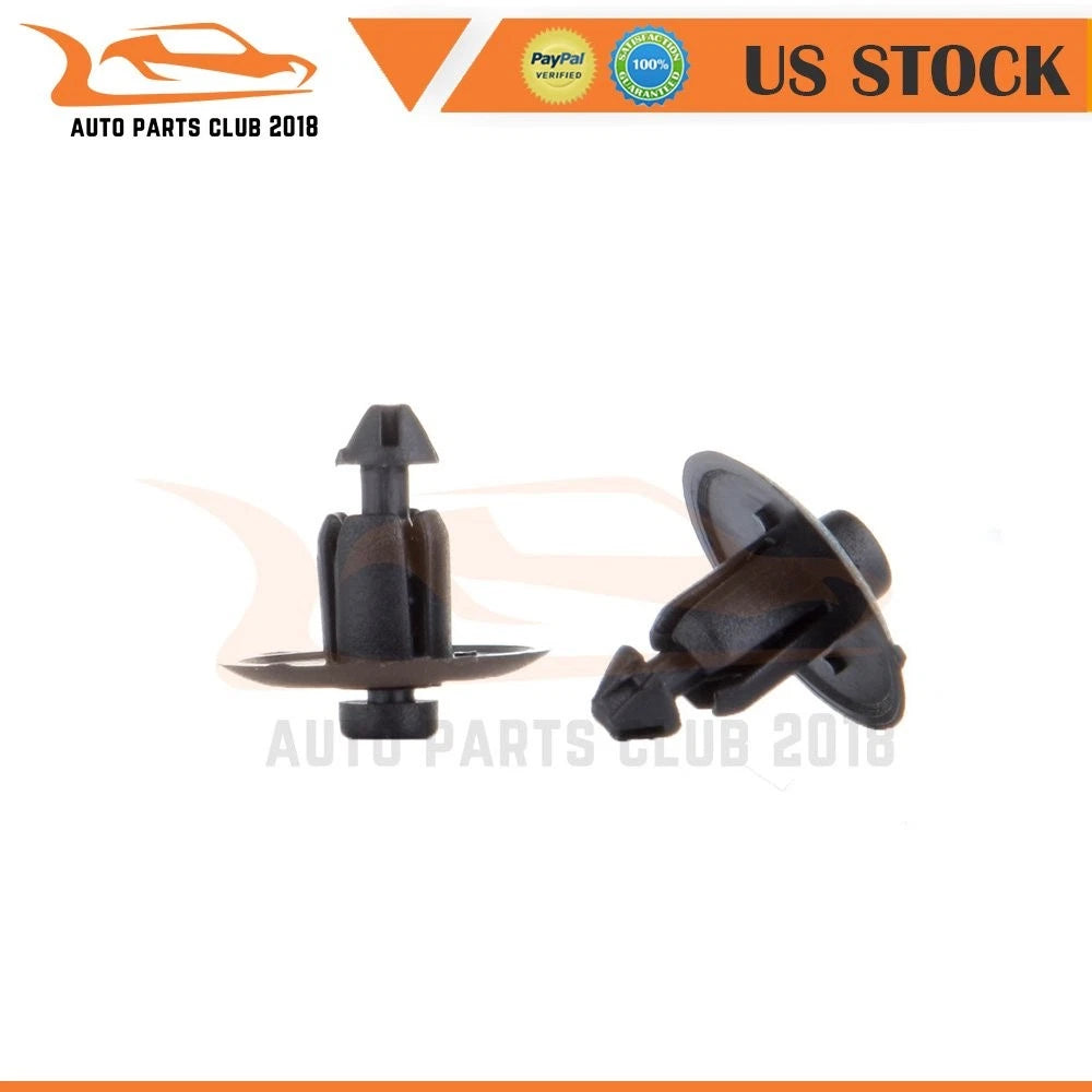 50Pcs Nylon Black Fender Bumper Fasteners Clips #WX68DX9-AA for Dodge