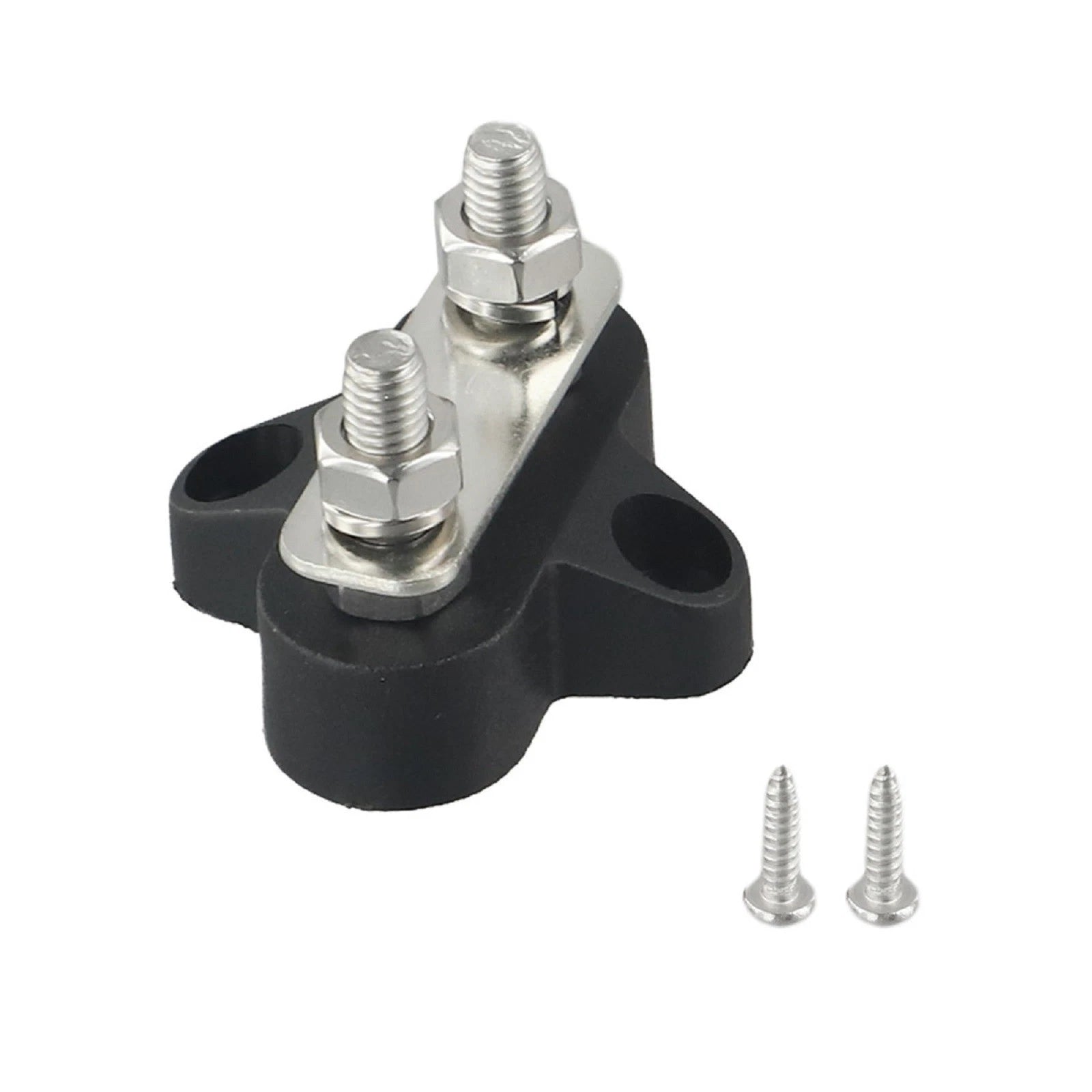 Battery Terminal Block Dual Connection M6 for Marine and Vehicle (12-48V)