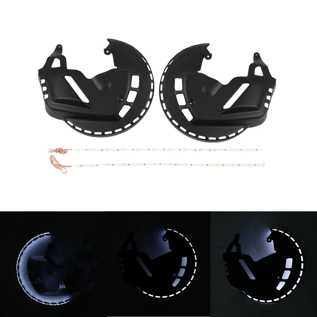 Front Brake Rotors Covers LED for Honda Goldwing 1800 (2001–2017) F6B (2013–2017)