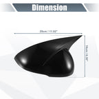 Set of 2 Rearview Mirror Cover Overlays Gloss Black for Kia K5 (2021–2023)