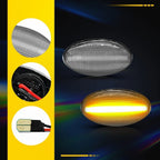 2X Dynamic Front Fender LED Side Marker Lights for MINI R53 (2002–2006)