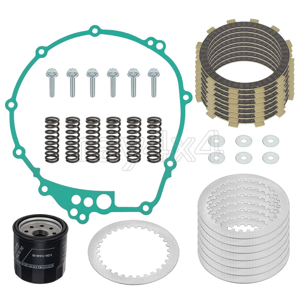 Clutch Friction & Steel Plate Gasket Kit for Yamaha FZ6 FZS600 (2004–2009)